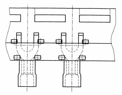 B Type - Flanged Spade Tongue Terminal